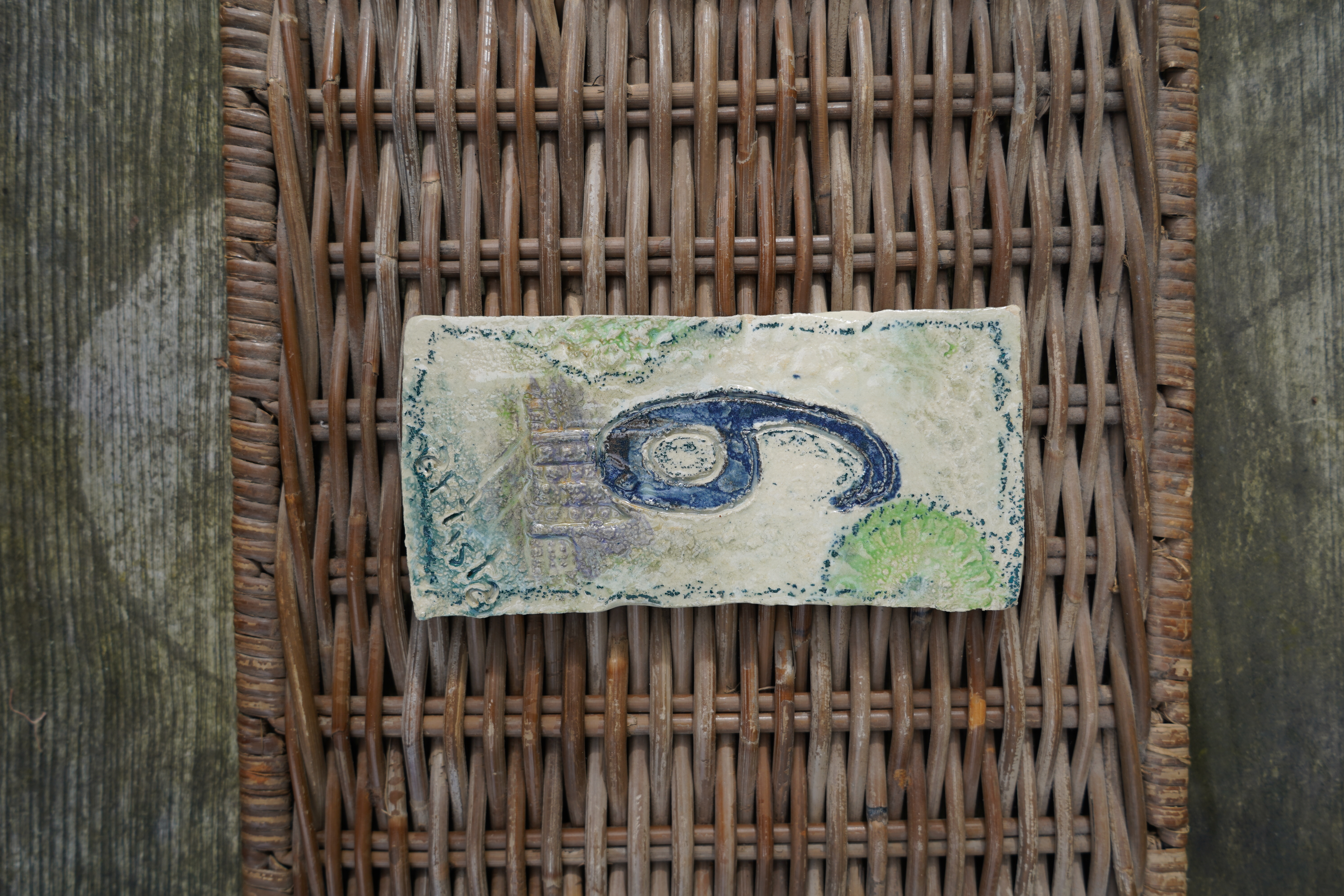 Numéro de maison artistique en céramique 6 — Special edition #6